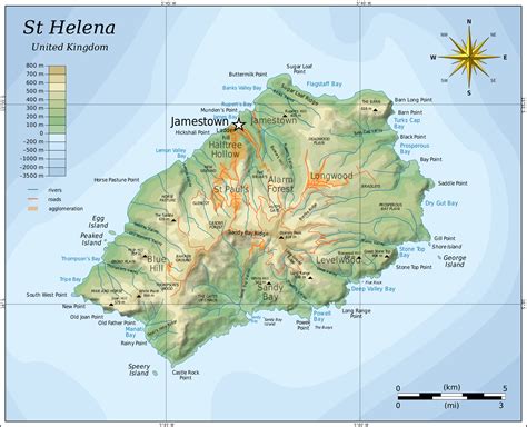 Maps of St. Helena | Map Library | Maps of the World