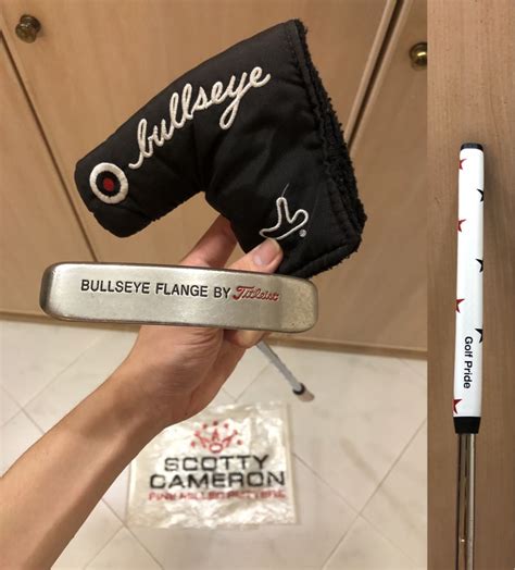 Scotty Cameron Bullseye Platinum Flange Blade Putter (35 Inches) + Original Headcover [LIMITED ...