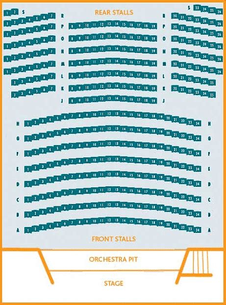 Marina Theatre, Lowestoft | Seating Plan, view the seating chart for ...