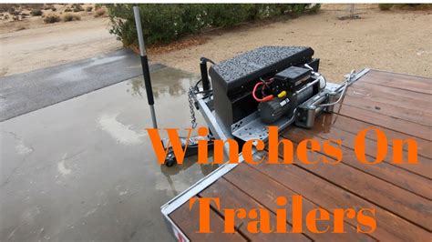 Car Trailer Winch Setup