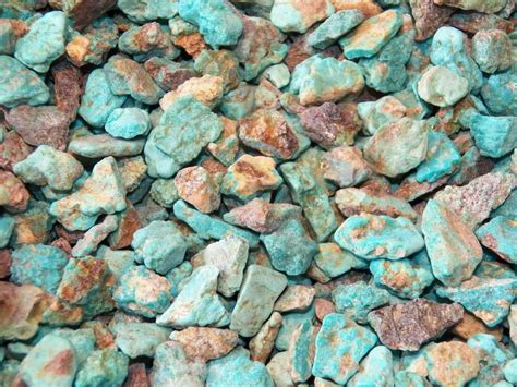 Kingman Arizona Turquoise Small Nuggets Rough 1/2 Pound Very | Etsy