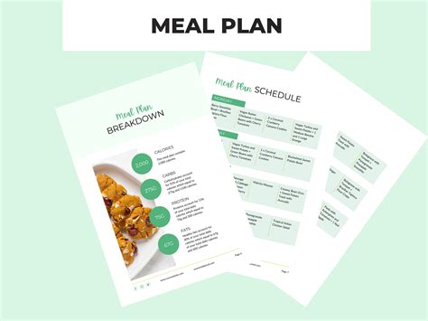 7-day Vegan Meal Plan Template With Healthy and Delicious - Etsy