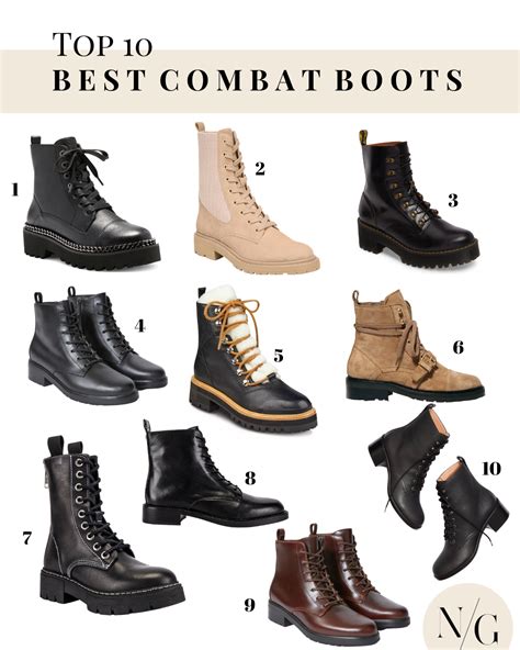 10 Best Combat Boots | San Diego fashion | Navy Grace