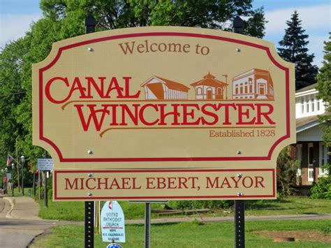 Geographically Yours Welcome: Canal Winchester, Ohio