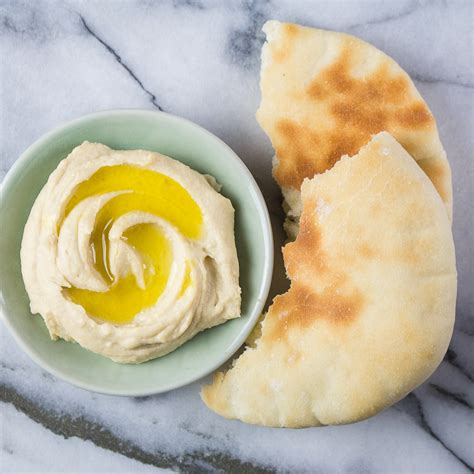 Pita Bread with Hummus — knead. bake. cook.