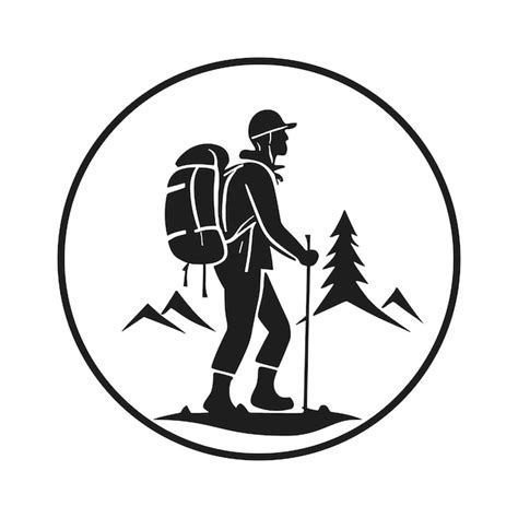 Premium Vector | Hiking outdoor adventure logo Vector template