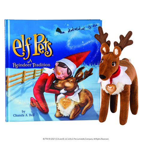 Buy Elf on the Shelf Elf Pets Reindeer | Cuddly Plush Soft Toy for Boys and Girls Elf ...