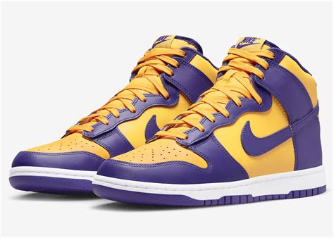 Nike Dunk High Lakers Court Purple DD1399-500 Release Date | SBD