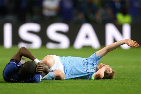 Kevin de Bruyne suffers head injury in Champions League final - The Athletic