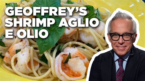 Shrimp and Spaghetti Aglio e Olio with Geoffrey Zakarian | The Kitchen | Food Network - YouTube