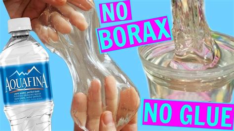 WATER SLIME ???? HOW TO MAKE CLEAR SLIME WITHOUT GLUE, WITHOUT BORAX ...