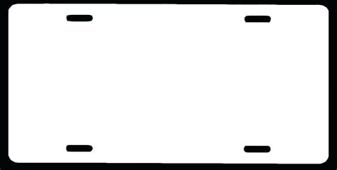 License Plate Template Vector at GetDrawings | Free download