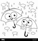 Rain Drop Coloring Page Sketch sketch template