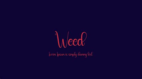 Weed Font : Download Free for Desktop & Webfont