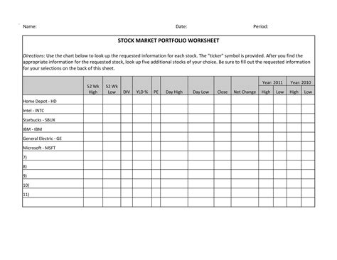 Investment Spreadsheet Excel Template Investment Mania - Bank2home.com