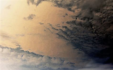 Rosy Sky Through Cloud Patterns Free Stock Photo - Public Domain Pictures