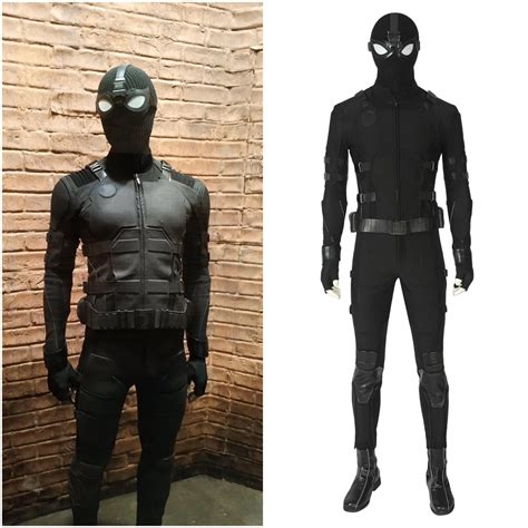 Spider Man PS4 Stealth Suit Cosplay Costume Men Outfit-in Game Costumes from Novelty & Special ...