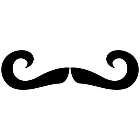 Curled Mustache Sticker