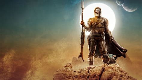 Grogu and The Mandalorian HD The Mandalorian Wallpapers | HD Wallpapers ...