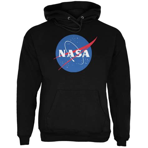 NASA Logo Black Adult Hoodie – Old Glory