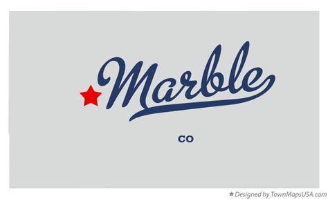 Map of Marble, CO, Colorado