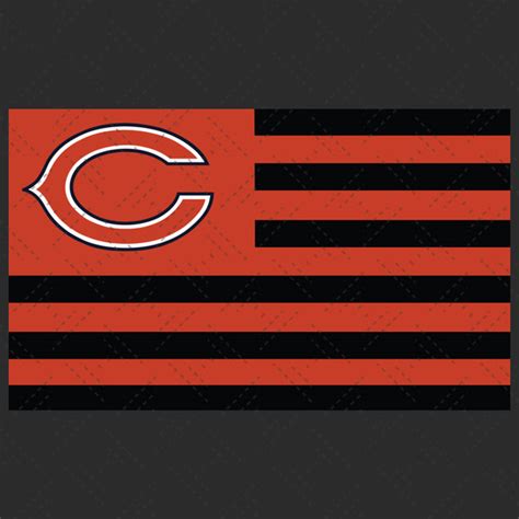 Chicago Bears Flag Svg, Sport Svg, Chicago Bears Svg, Bears - Inspire ...