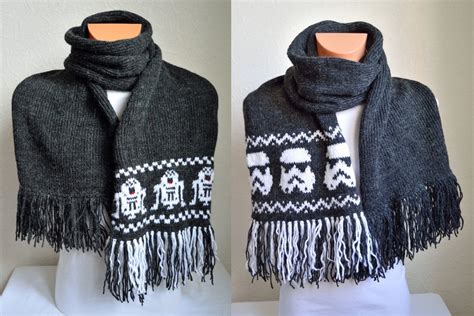 Star Wars Knitted Scarves by VidaKnitWorks - The Kessel Runway