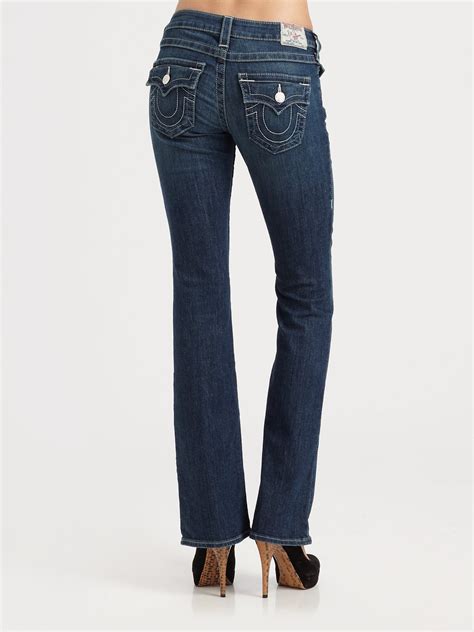 Lyst - True Religion Becky Bootcut Jeans in Blue