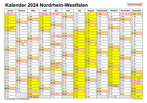 Kalender 2024 Mit Feiertagen Nrw Pdf - Fayth Jennica