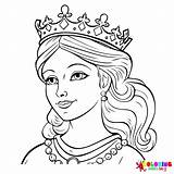 Victoria Queen Coloring Clipart Victorian Pages Line England Royal  sketch template
