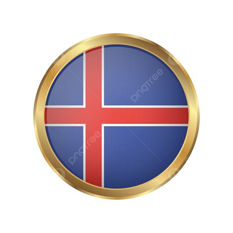 Iceland Flag, Iceland, Flag, Iceland Flag Shinning PNG and Vector with ...