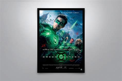 GREEN LANTERN - Signed Poster + COA