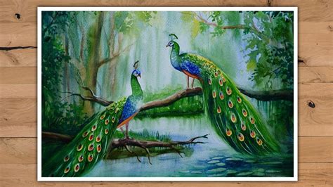 Indian Peacock Painting