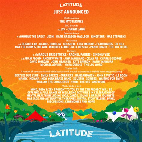 Latitude festival news : We’ve added even more names to your Latitude 2023 line up Joining us in ...