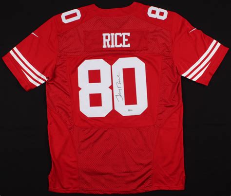 Jerry Rice Signed 49ers Jersey (Beckett COA) | Pristine Auction