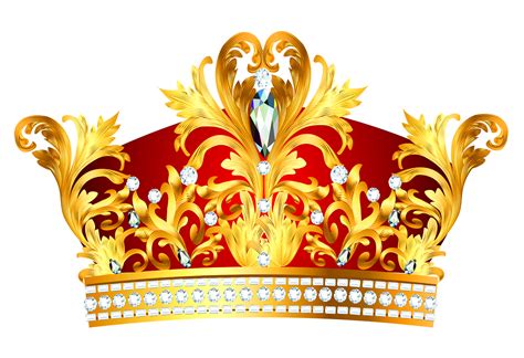 Golden Prince Crown PNG Pic