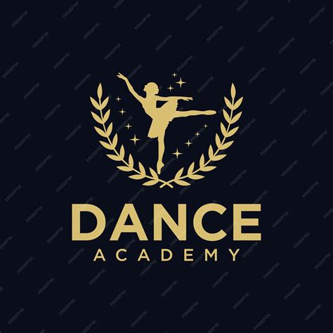 Premium Vector | Dance academy logo design