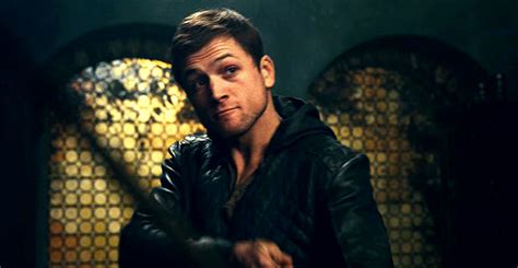 Taron Egerton as Robin of Loxley in Robin Hood... : what the f*ck?