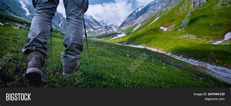 Hiking Snow Mountains Image & Photo (Free Trial) | Bigstock