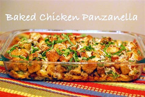 Baked Chicken Panzanella – Aunt Bee's Recipes