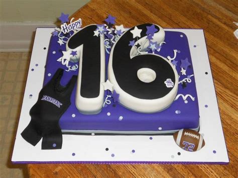 16th birthday cakes for boys | Made this for a boy's 16th birthday. He loves wrestling and ...