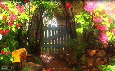 Download Enchanting Garden Pathway in Full Bloom Wallpaper | Wallpapers.com