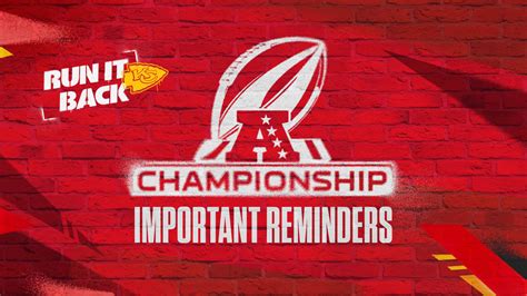 Chiefs to Host Bills in AFC Championship Game Sunday; Important ...