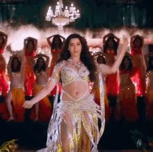 Actress Nora Fatehi Belly Dance With Backups GIF | GIFDB.com