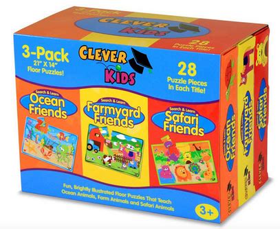 Groupon: 3-Pack of The Learning Journey Clever Kids Puzzles Only $2.99! (Reg. $23.97 ...