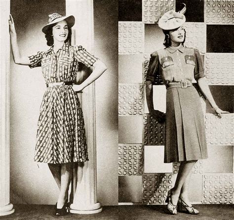 1940s Fashion - Cool Winter Styles - Glamour Daze