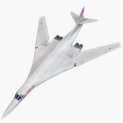 Tu-160 tupolev blackjack bomber 3D model - TurboSquid 1238044