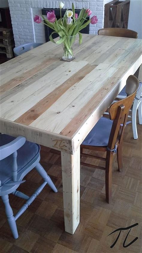 DIY Pallet Dining Table Plans – Pallet Tips