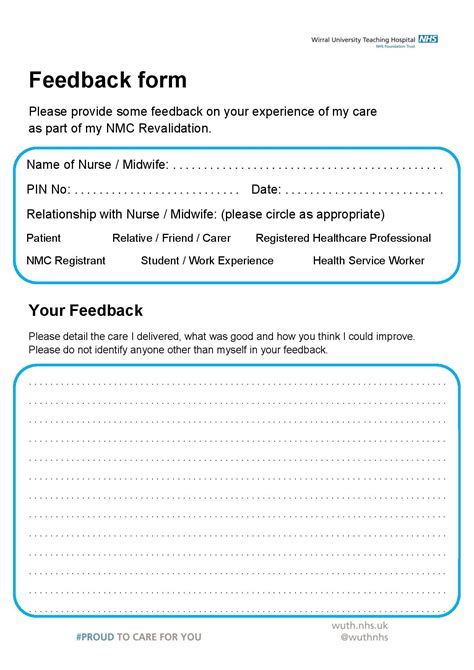 FREE 10+ Feedback Forms for Nursing | PDF