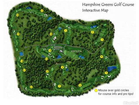 Hampshire Greens Golf Course - Layout Map | Course Database